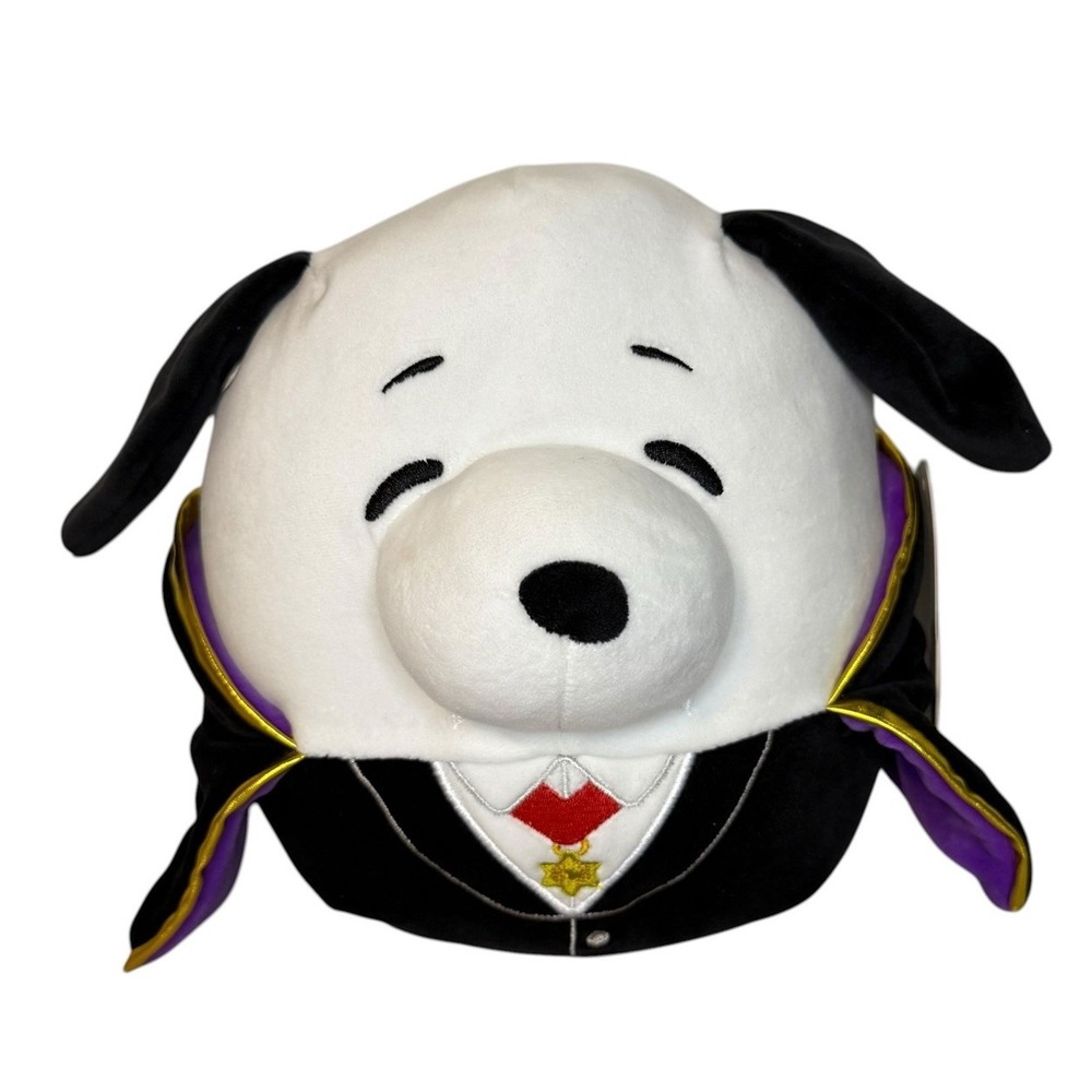 SQUISHMALLOWS PEANUTS SNOOPY VAMPIRE 8 Inch 2025 Halloween Squishmallow NWT‎